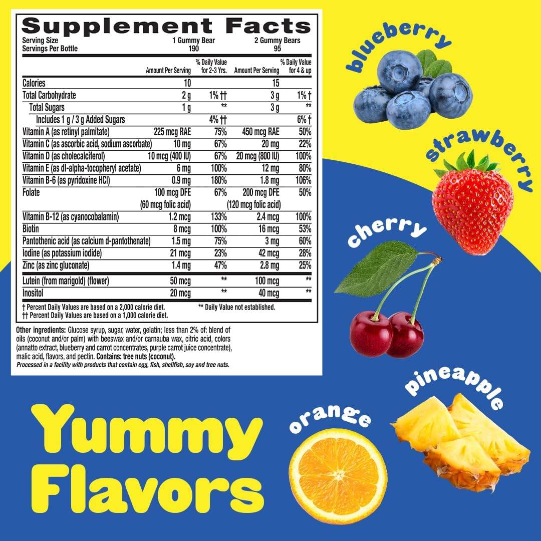 L'il Critters Gummy Vites Multivitamin & Mineral Supplement, 190 ea - OTC Shoppe Express