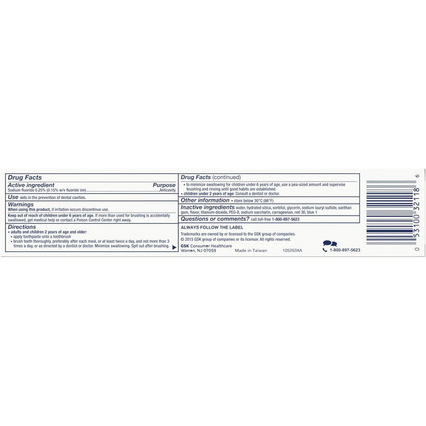 Aquafresh Cavity Protection Fluoride Toothpaste, Cool Mint, 5.6 oz - OTC Shoppe Express