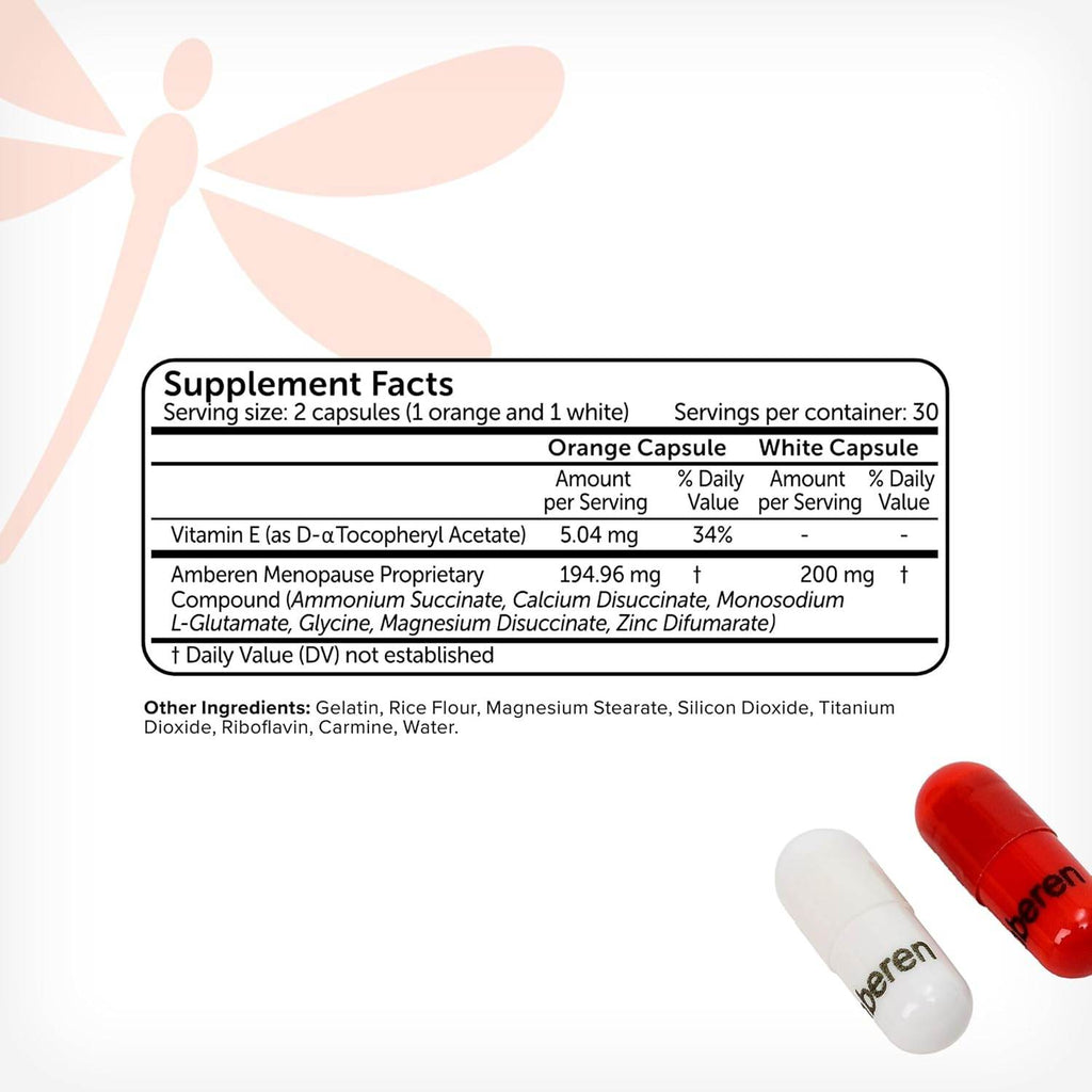 Amberen Multi-Symptom Menopause Relief, Capsules, 60 ea - OTC Shoppe Express