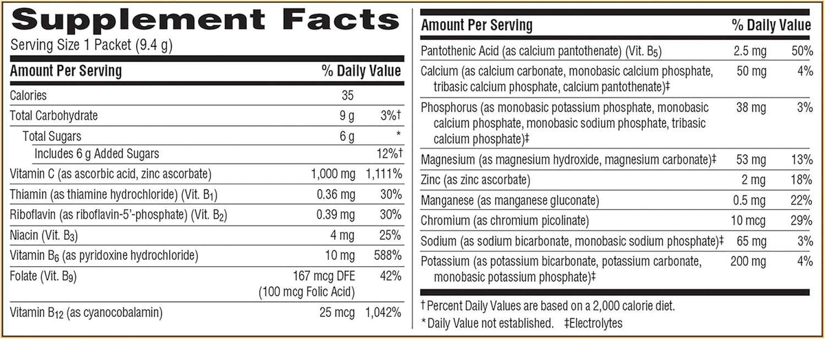 Emergen-C 1000 mg Vitamin C, Pink Lemonade, 30 ea - OTC Shoppe Express