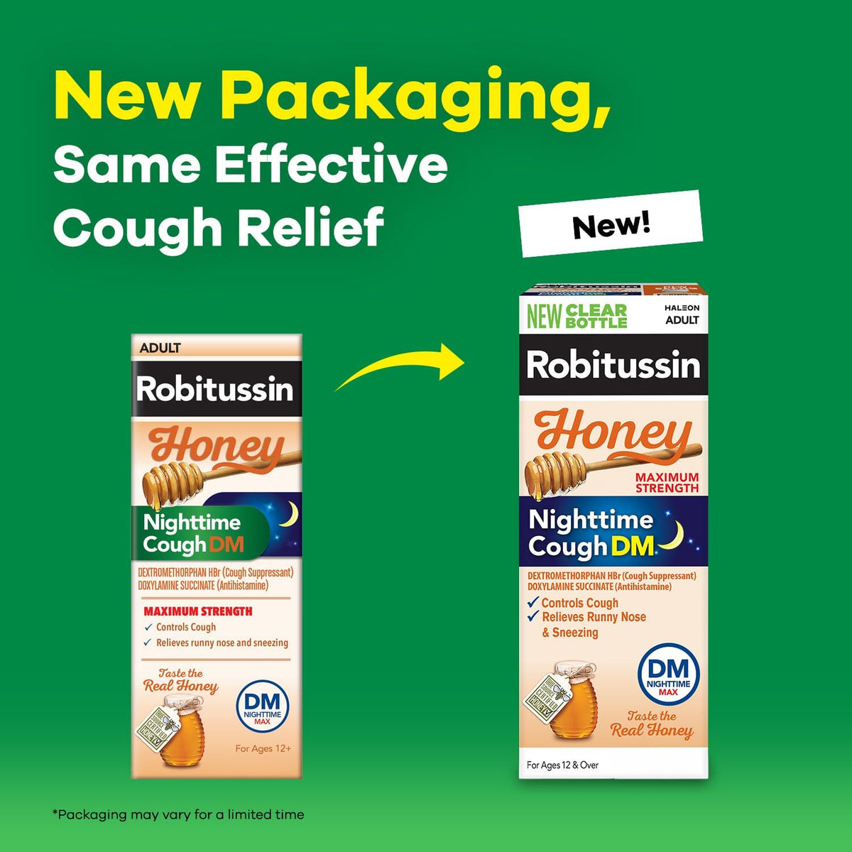 Robitussin Honey Nighttime Cough DM Max, 4 fl oz