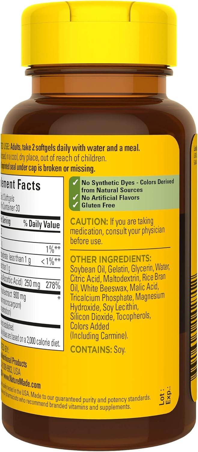 Nature Made Super Strength Cranberry, Softgels, 60 ea - OTC Shoppe Express