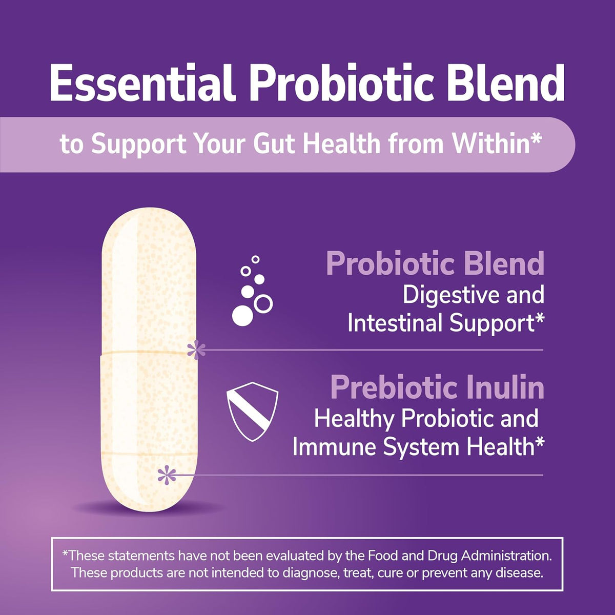 21st Century Acidophilus Probiotic Blend Capsules, 150 Count