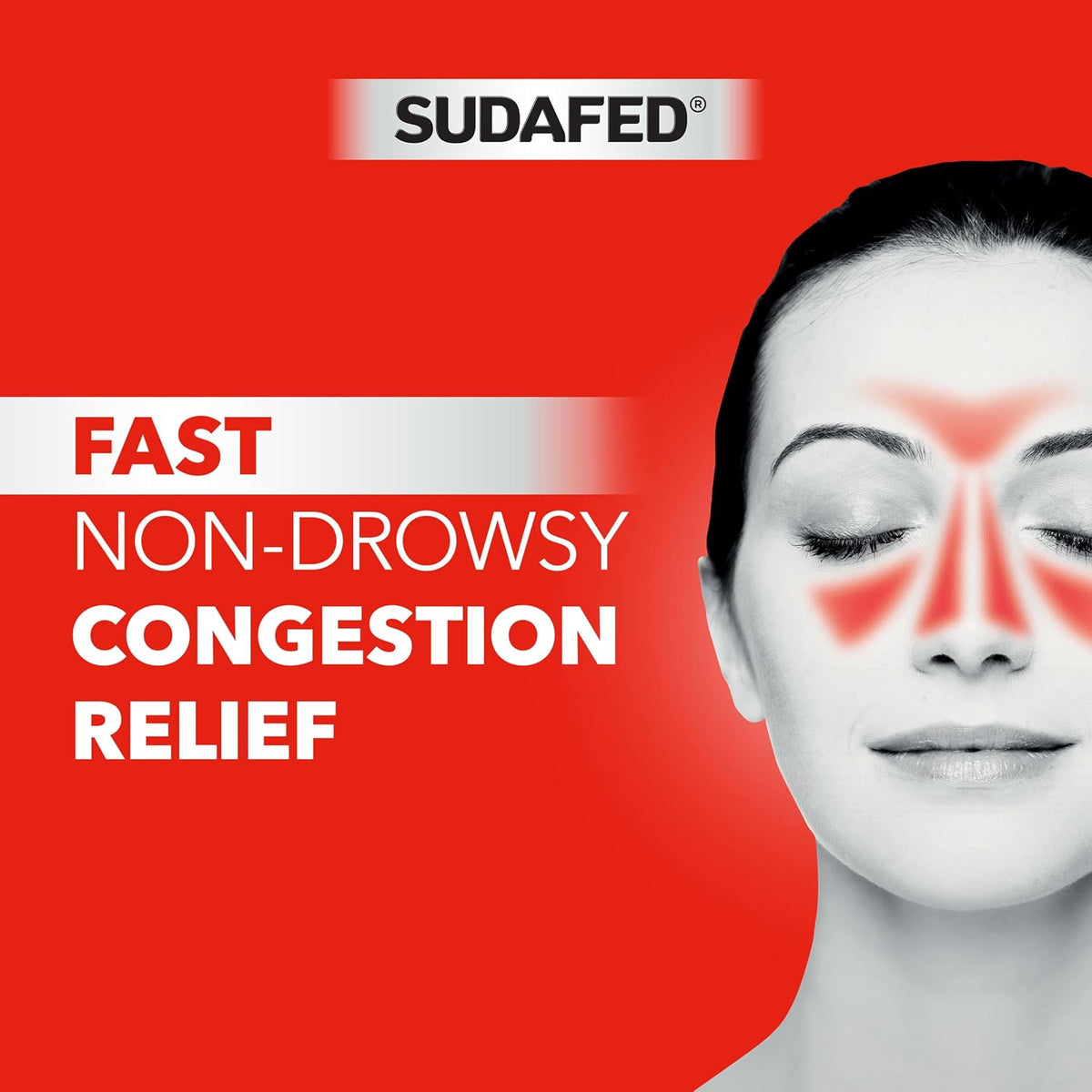 Sudafed PE Sinus Pressure + Pain Relief Tablets, Non-Drowsy, 24 Ct