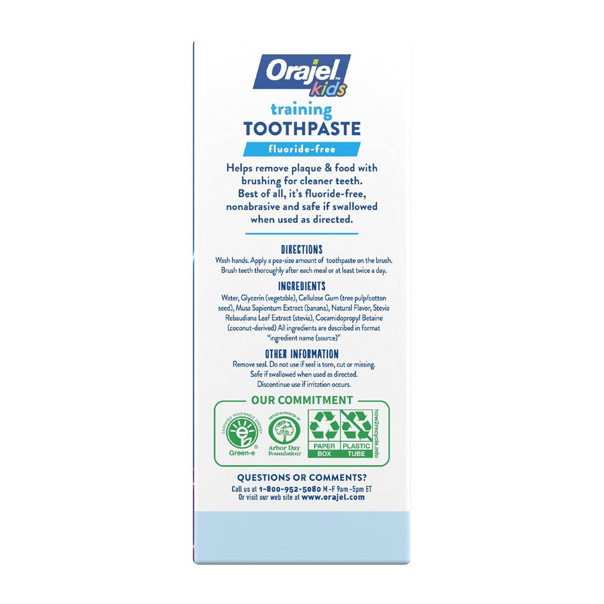 Orajel Toddler Training Toothpaste, Tooty Fruity, 1.5 oz - OTC Shoppe Express