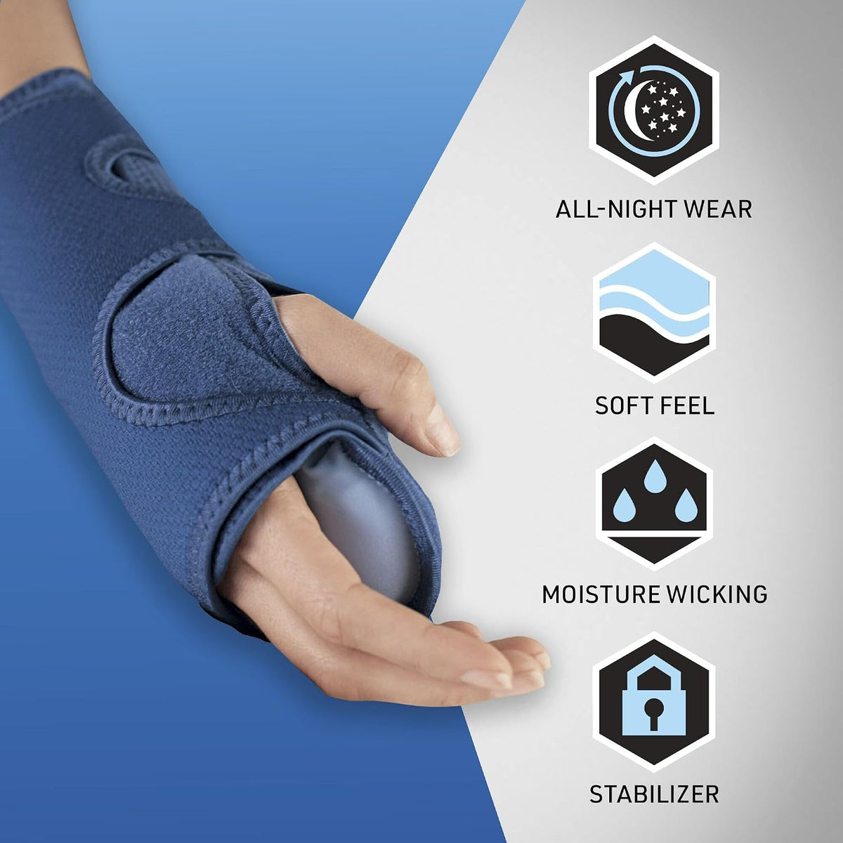 ACE Brand Night Wrist Sleep Support, Adjustable