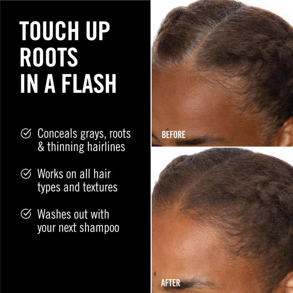 Everpro Gray Away Adult Temporary Hair Color Root Touch-up Quick Stick, Medium/Light Brown, 0.10 oz
