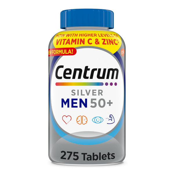 Centrum Silver Men's Multivitamin Tablets - Age 50 and Older, 275 ct