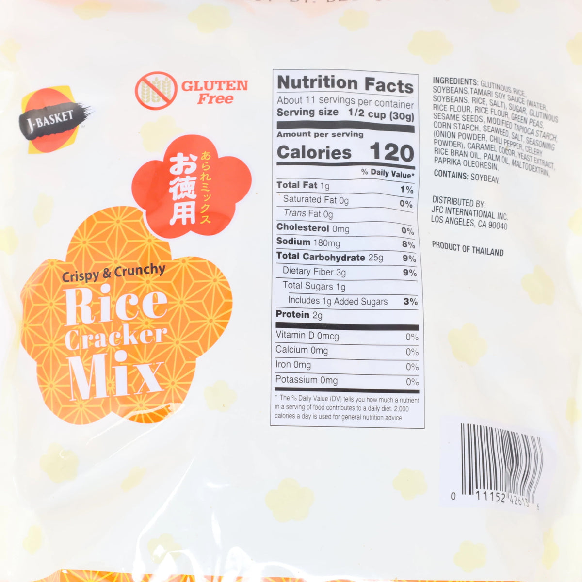JFC Rice Cracker Mix, 12 oz