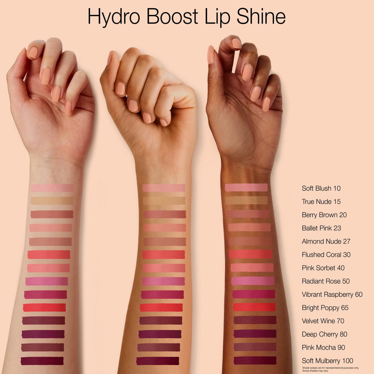 Neutrogena Hydro Boost Moisturizing Lip Gloss, 10 Soft Blush, 0.1 oz
