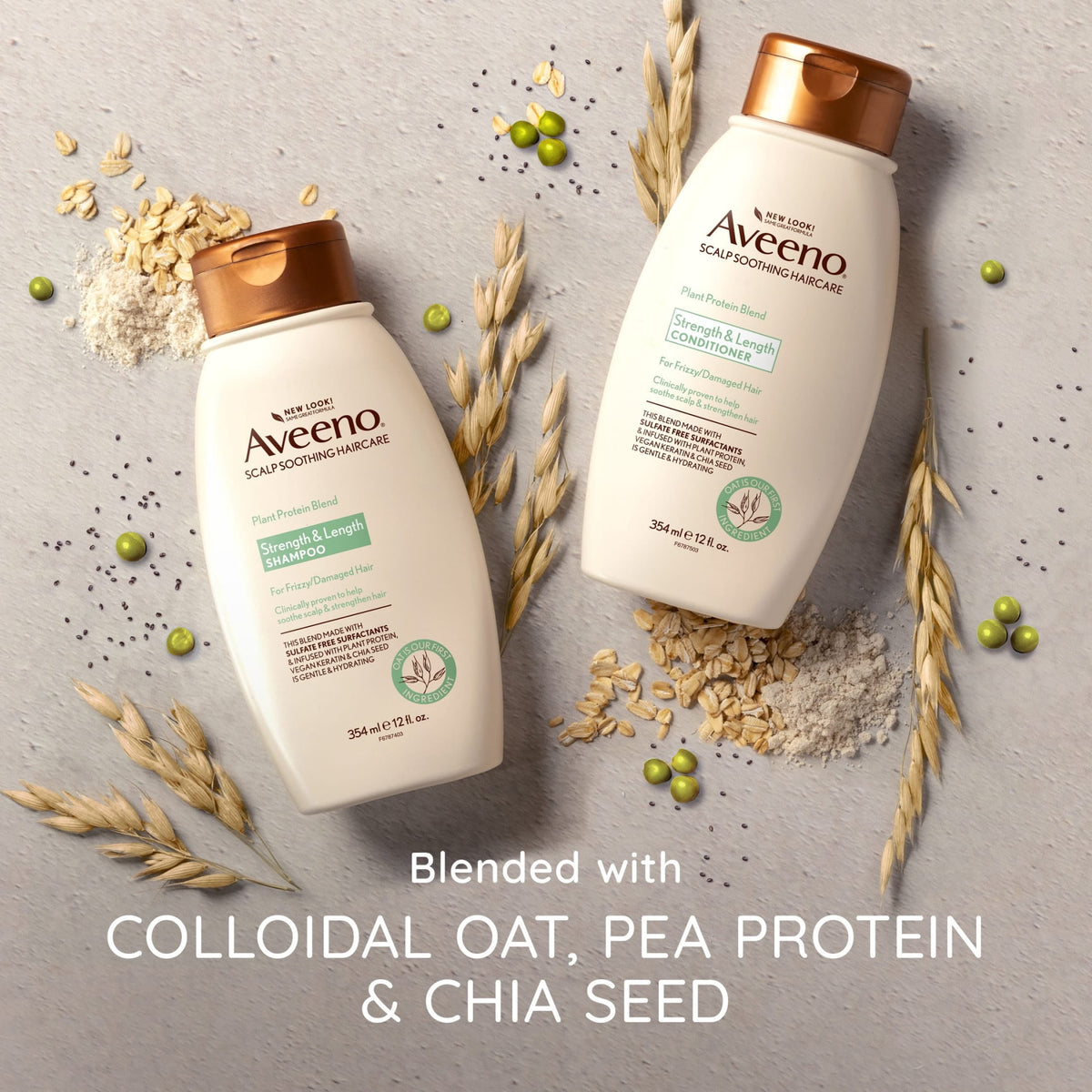 Aveeno Plant Protein Conditioner 354Ml/12 Flz