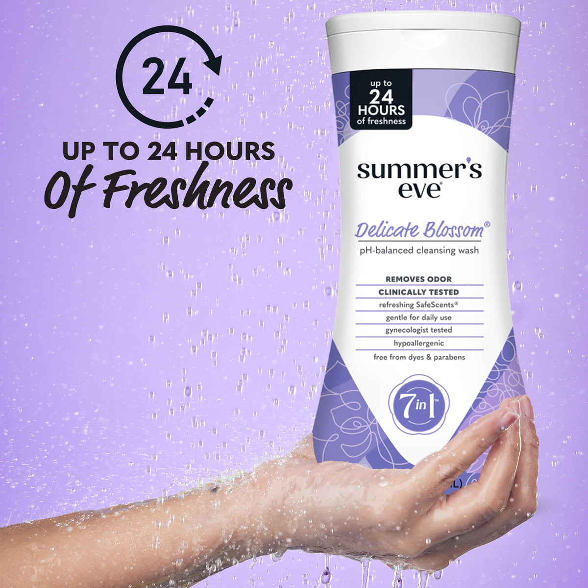 Summer’s Eve Delicate Blossom Daily Feminine Wash, 15 Oz