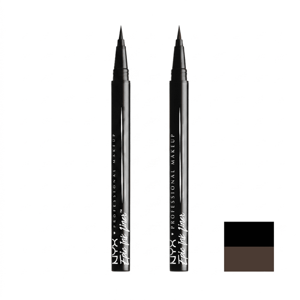 NYX Professional Makeup Epic Ink Vegan Waterproof Liquid Eyeliner, Black, 0.16 oz