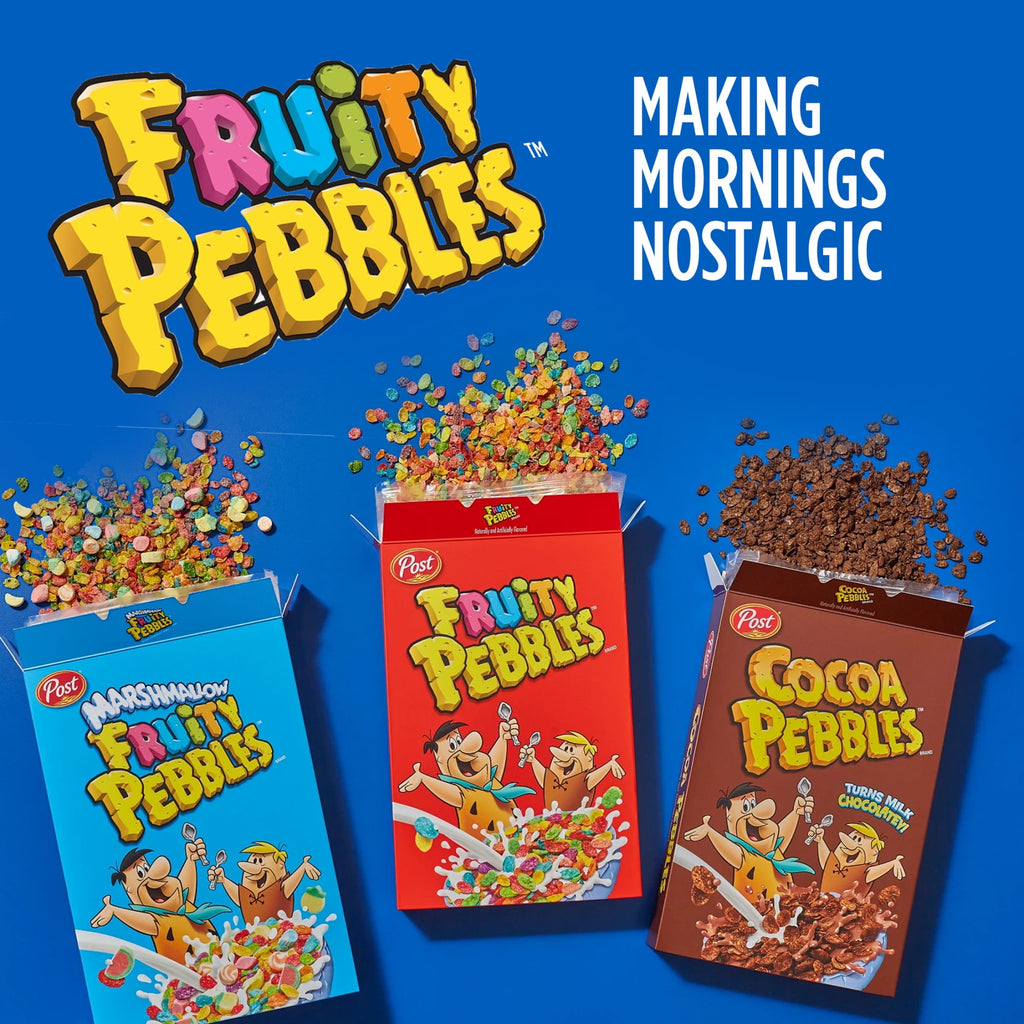 Fruity PEBBLES Gluten Free Breakfast Cereal for Kids, 27.5 oz Box
