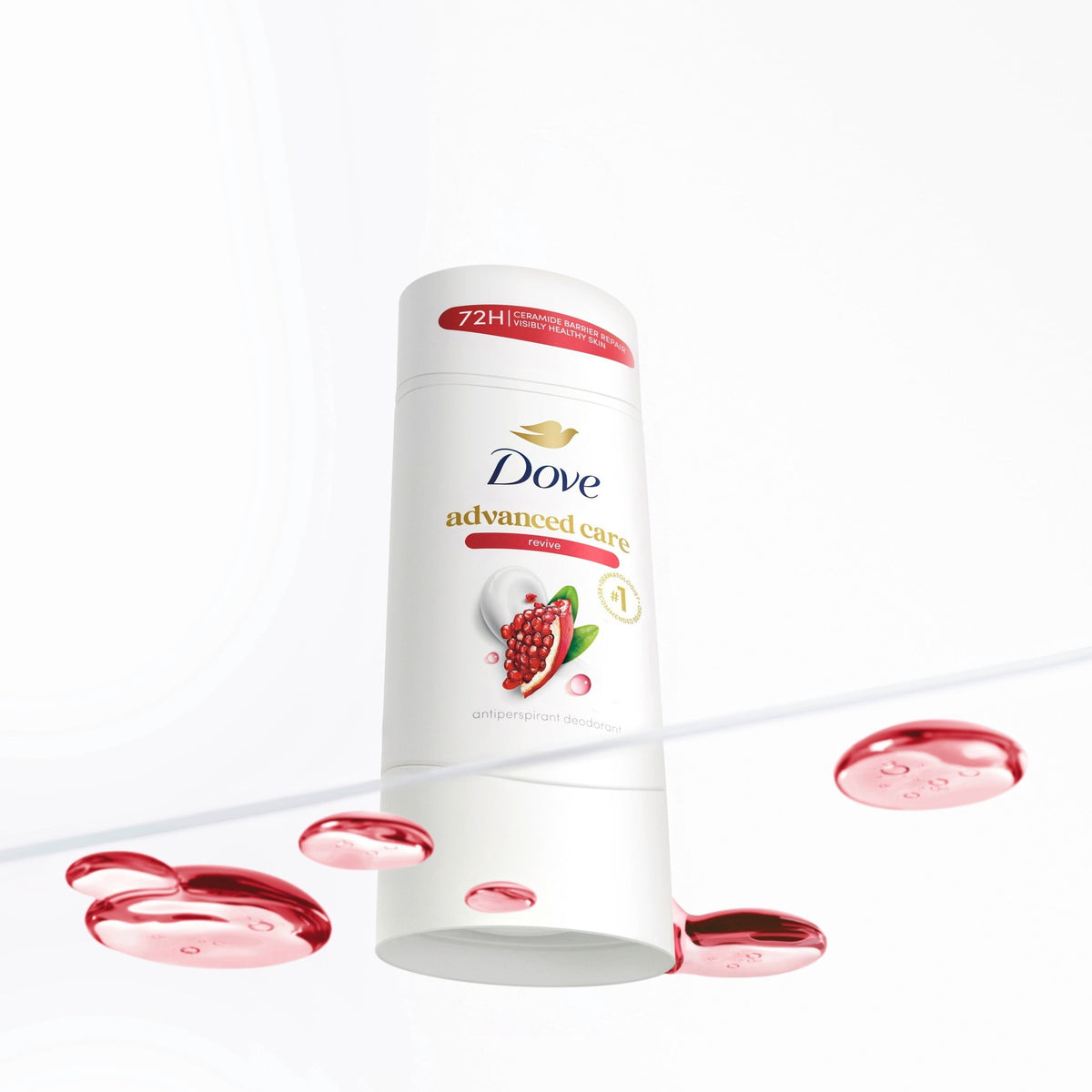 Dove Advanced Care Antiperspirant Deodorant For Women Revive 72 Hour Sweat And Odor Protection, 2.6 oz Twin Pack