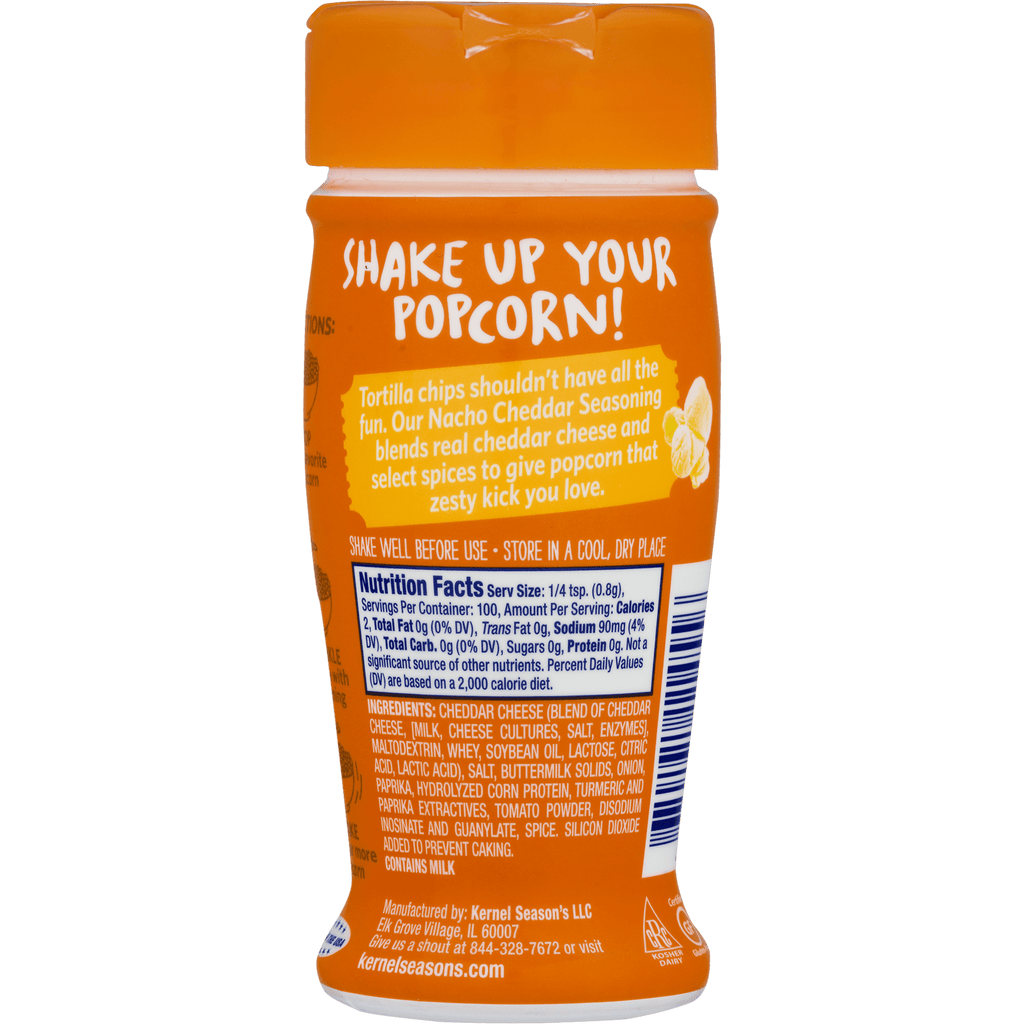 Kernel Season's Nacho Cheddar Popcorn Seasoning, 2.85 OZ