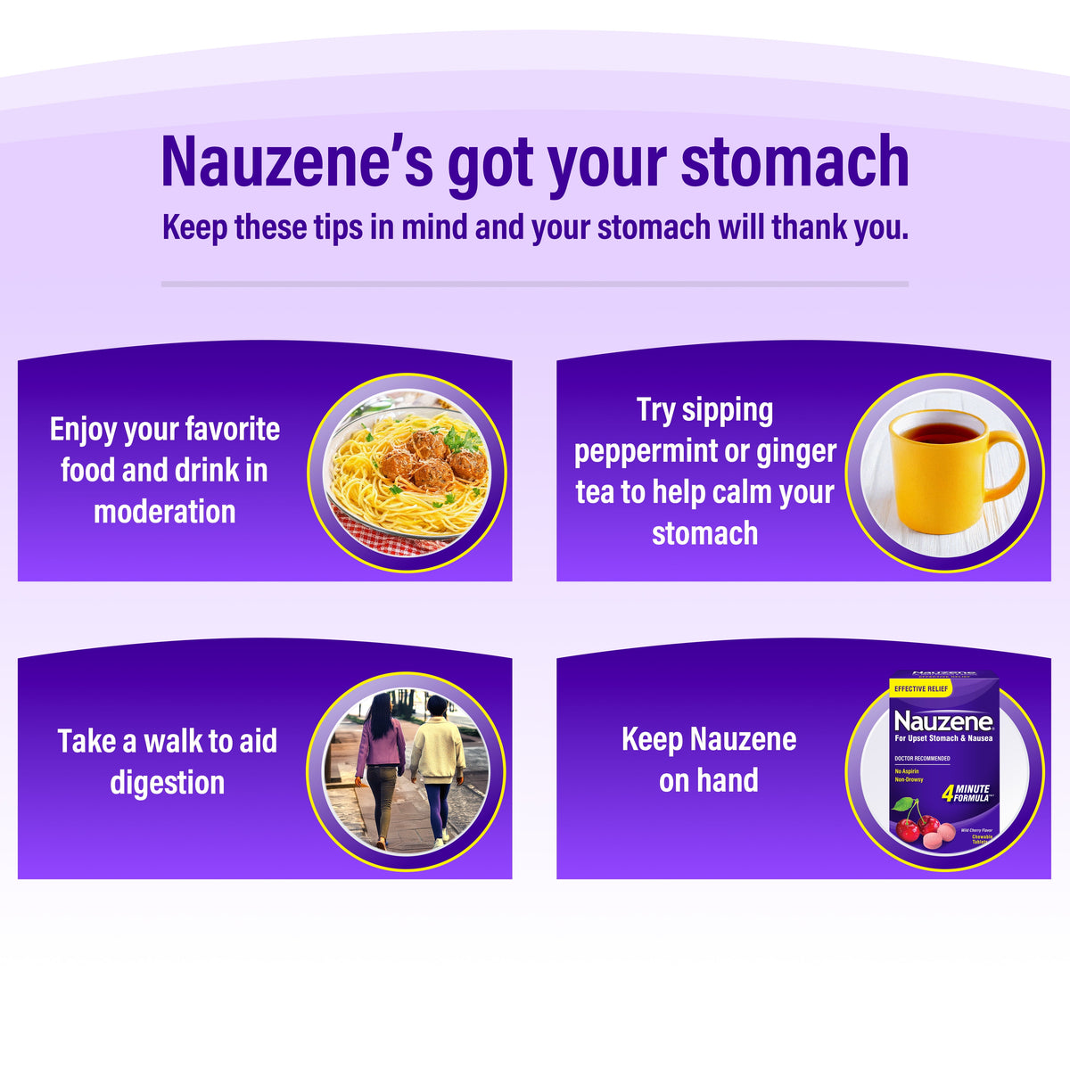 Nauzene Chewable Tablets 42 Count