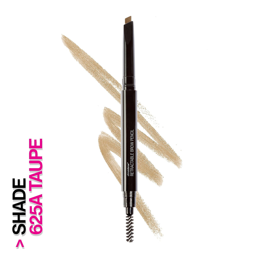 Wet n Wild Ultimate Brow Retractable Eyebrow Color Pencil Brush, Taupe, 0.005 oz