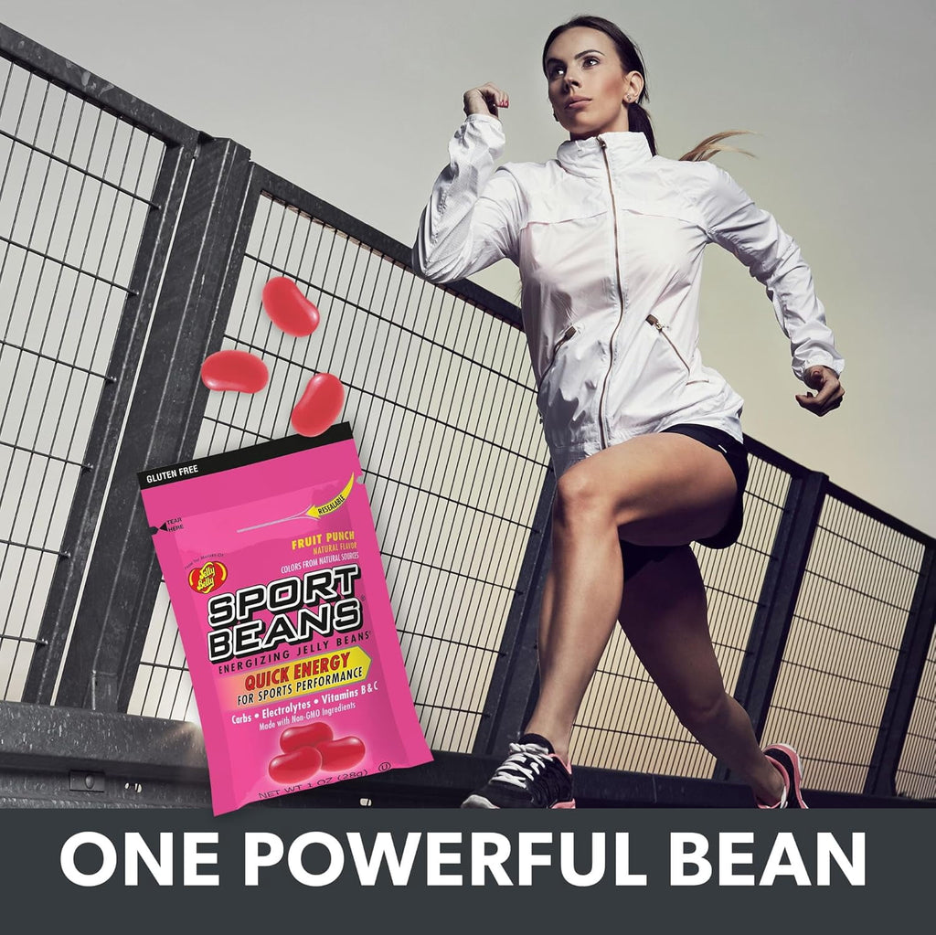 Jelly Belly Jelly Beans Candy, Extreme Sport Beans, Cherry, 1 oz
