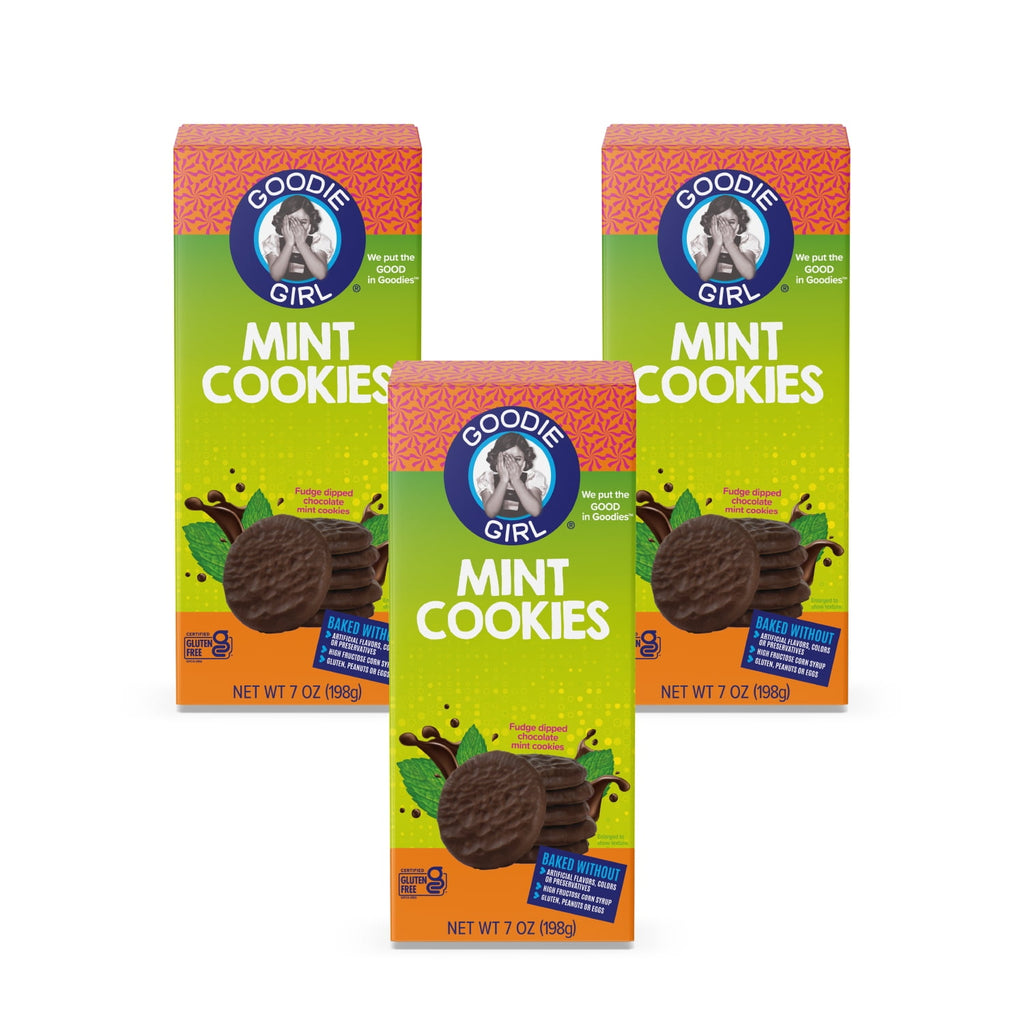 Goodie Girl Mint Cookies - Gluten-Free, Peanut-Free, No High Fructose Corn Syrup, 7 oz