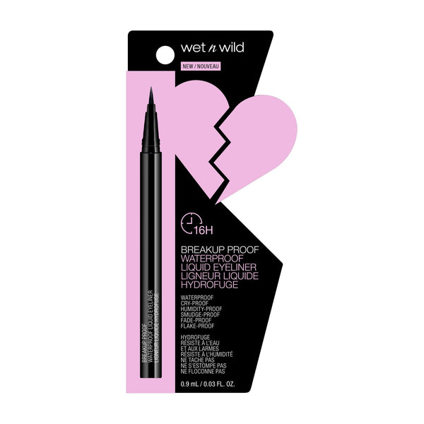 Wet n Wild Mega Last Breakup-Proof Liquid Eyeliner, Black