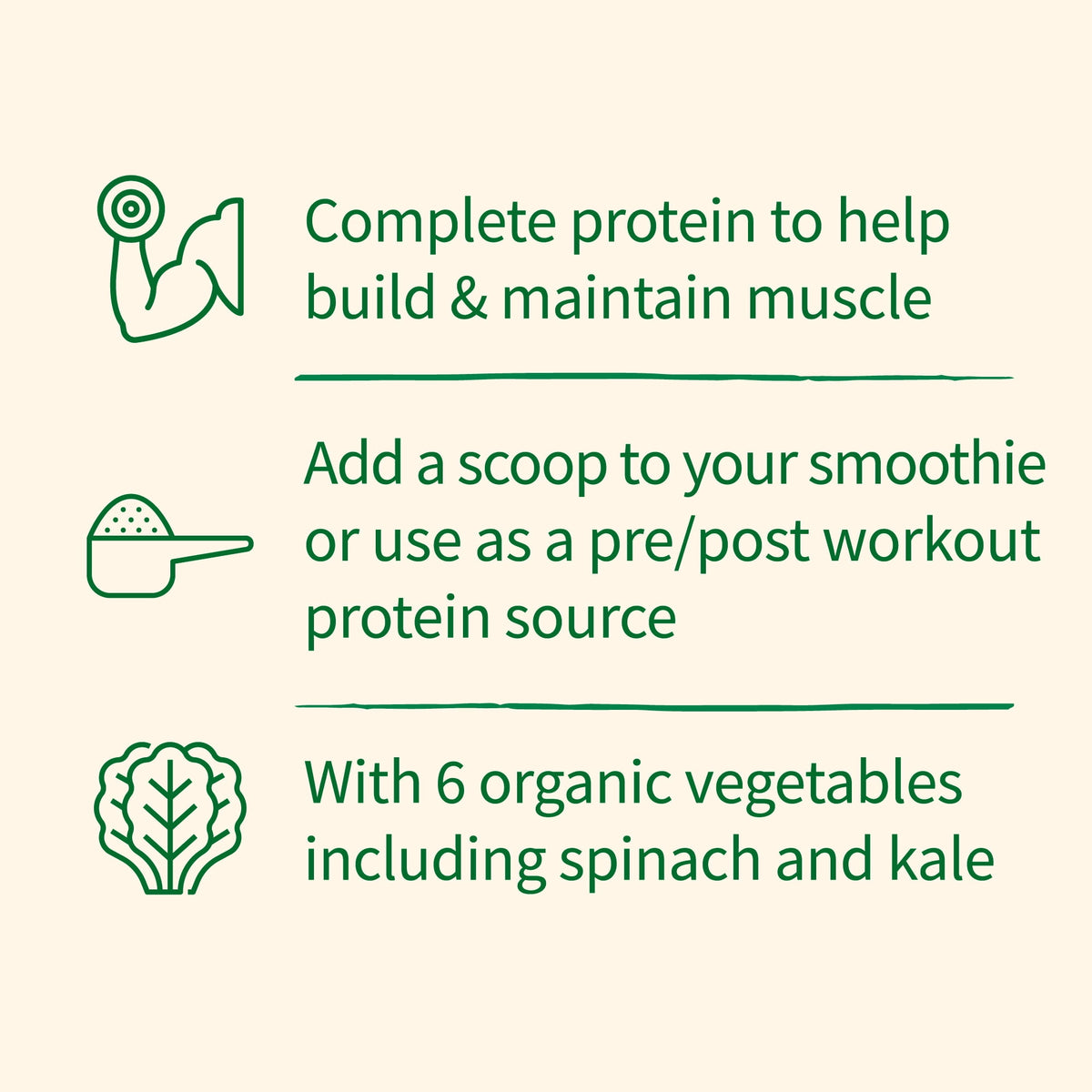 Garden of Life Organic Plant Based Greens Probiotic 20g Protein Shake Drink Powder for Digestive Gut Health, Vegan, Vanilla, 1.1lb