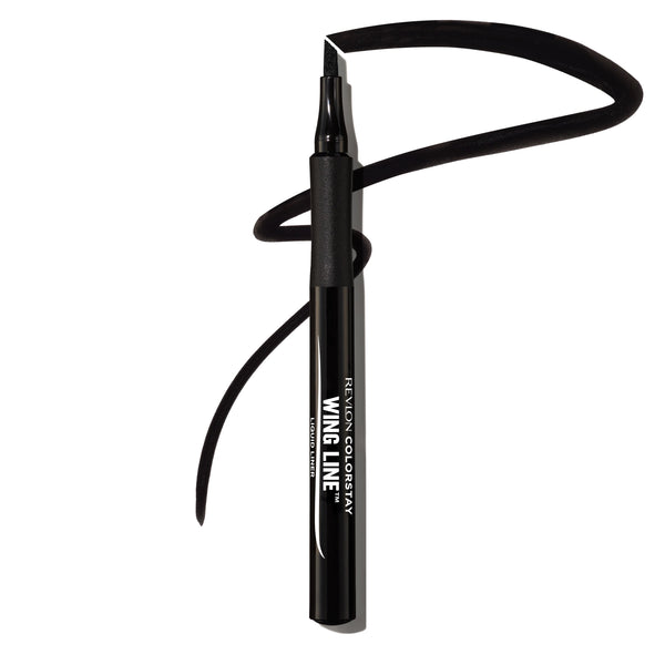 Revlon ColorStay Wing Line Waterproof Liquid Eyeliner, Blackest Black, 0.04 fl oz