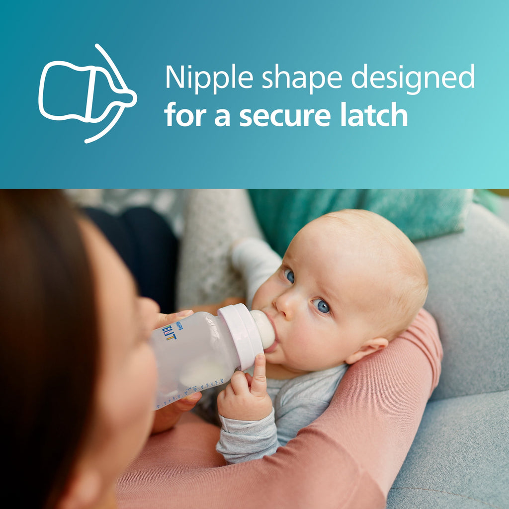 Philips Avent Anti-colic Nipples - Flow 4 Nipple, 2-Pack, SCY764/02