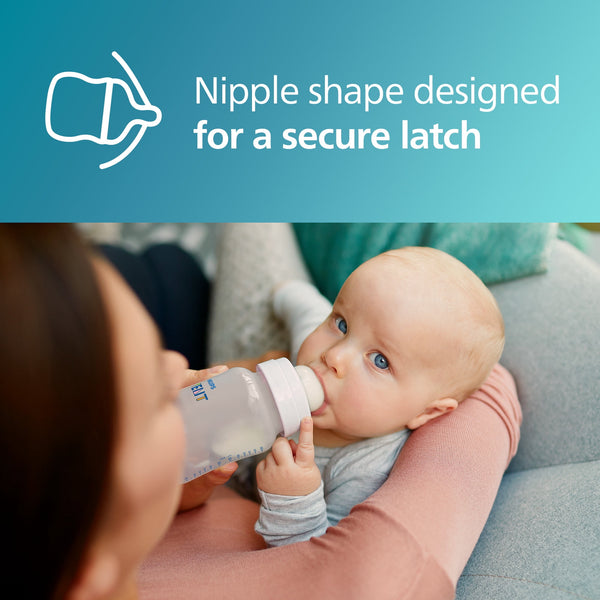 Philips Avent Anti-colic Nipples - Flow 4 Nipple, 2-Pack, SCY764/02