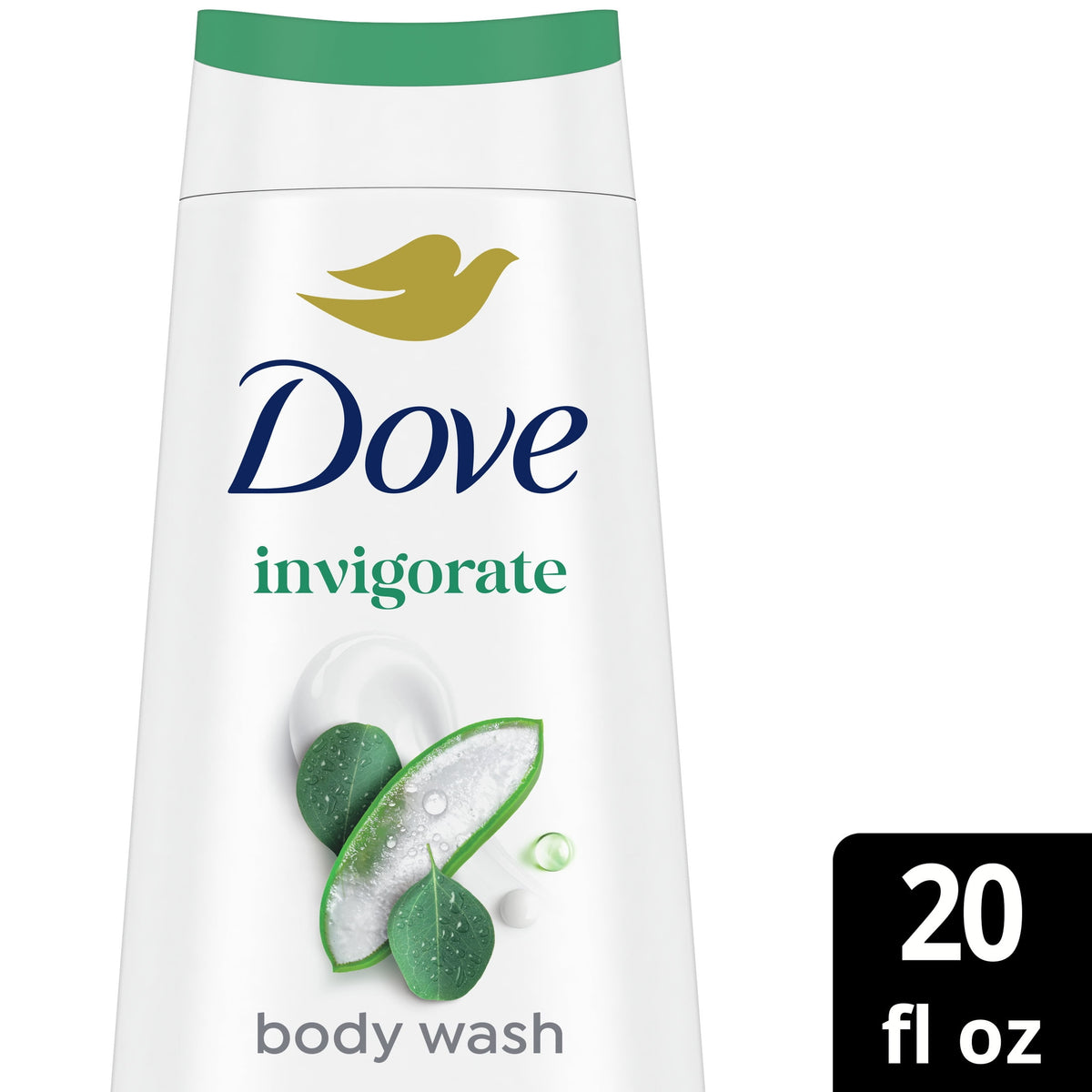 Dove Invigorating Liquid Body Wash Aloe & Eucalyptus Scent, 20 oz