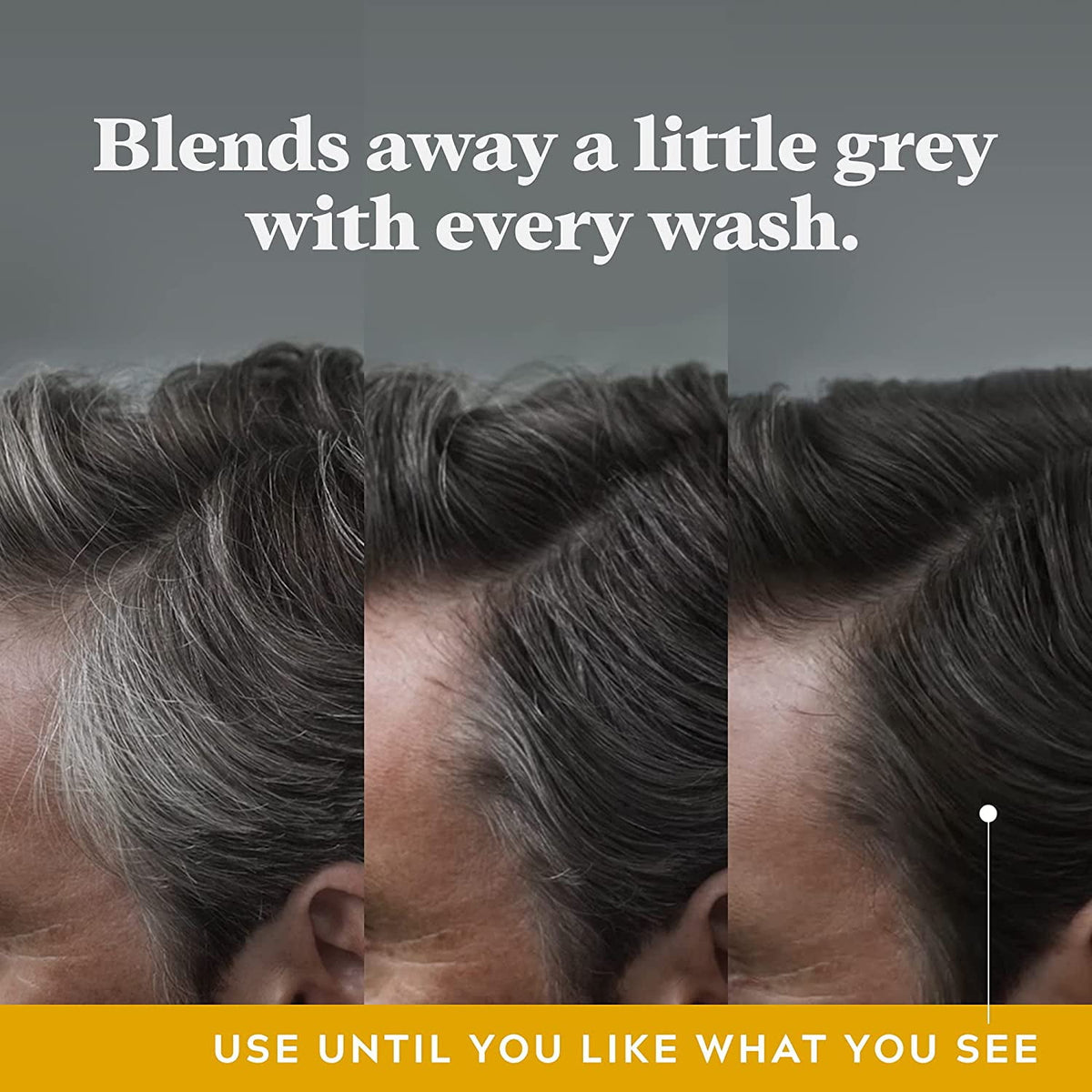 Just for Men Control GX Grey Reducing 2-in-1 Shampoo and Conditioner, Gradual Hair Color with Keratin for Stronger Thicker and Healthier Looking Hair