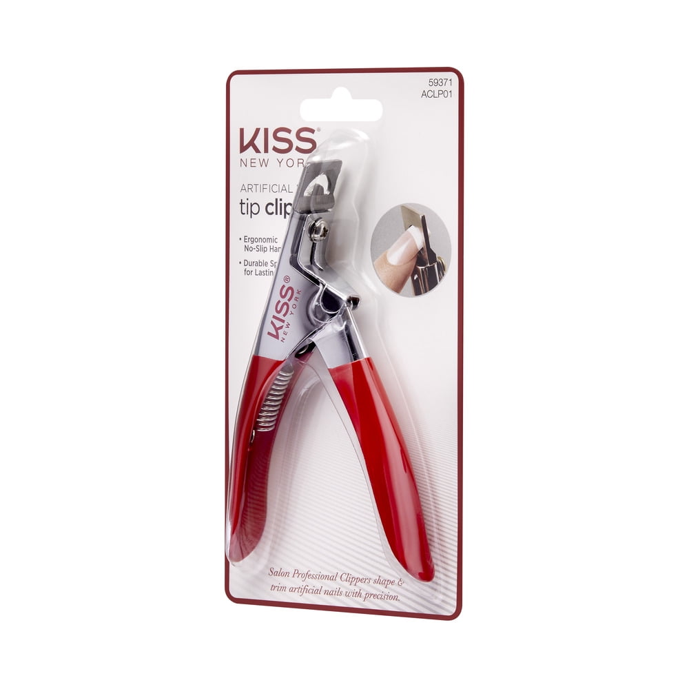Kiss Professional Stainless Steel Artificial Acrylic Nail Tip Clipper, 1 Count
