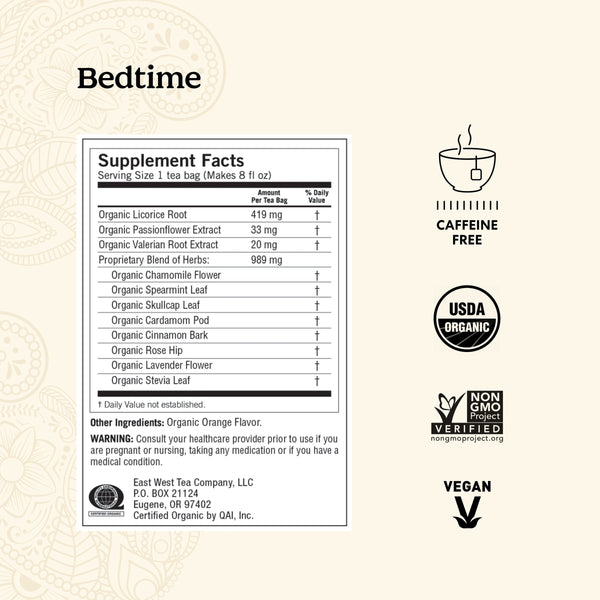 Yogi Bedtime, Sleep Tea, Organic Herbal Wellness Tea Bags, 16 Count