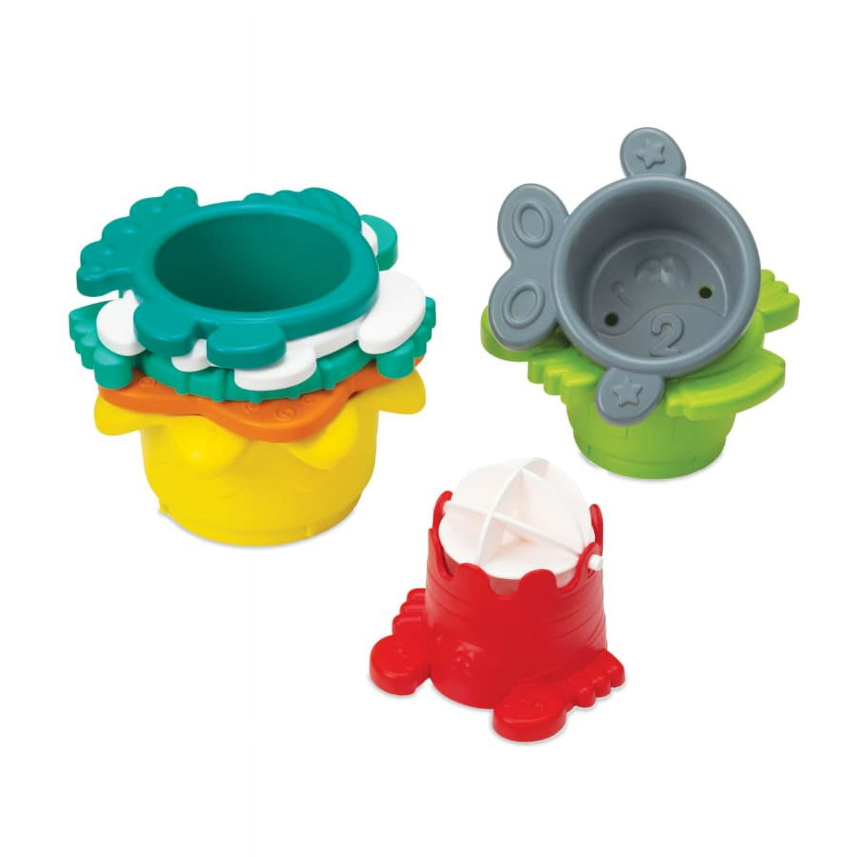 Infantino Splish & Splash Sea Animals Bath Play Set, 0-36 Months, 17-Piece Set