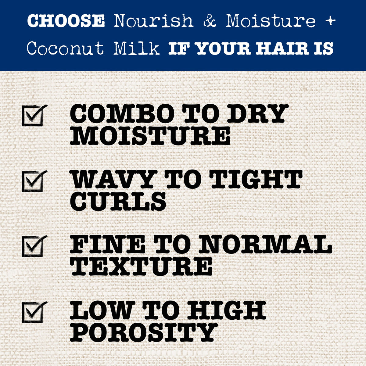Nourish & Moisture + Coconut Milk Shampoo