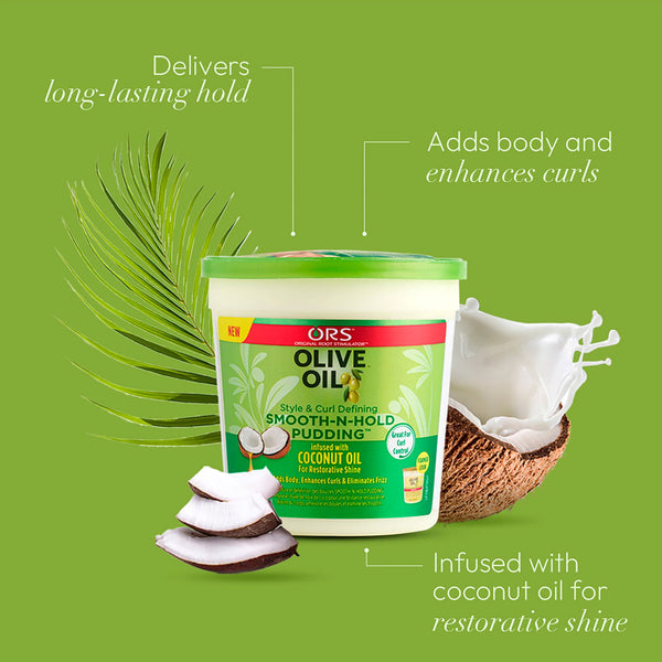 ORS Olive Oil Style & Curl Defining Smooth-N-Hold Pudding 13 oz