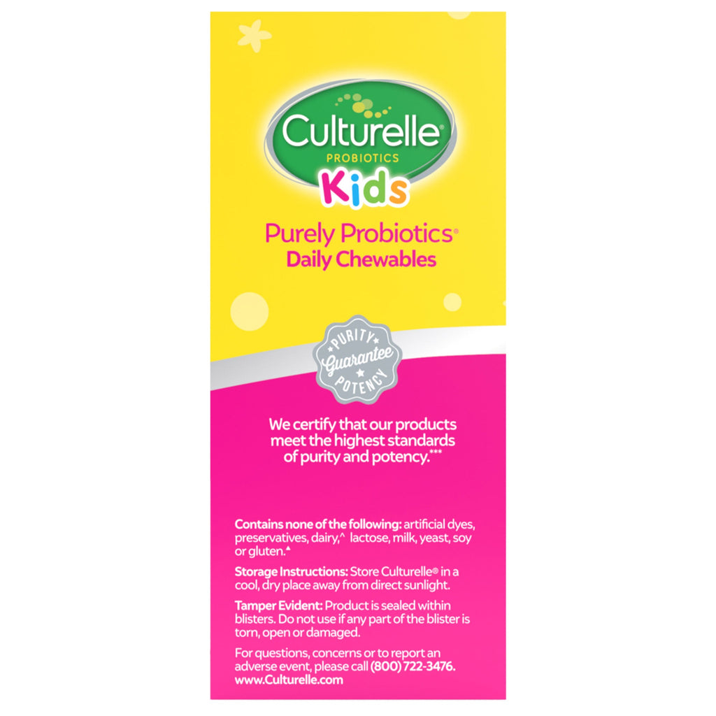 Culturelle Kids Probiotic Chewable Tablets, 60 ea