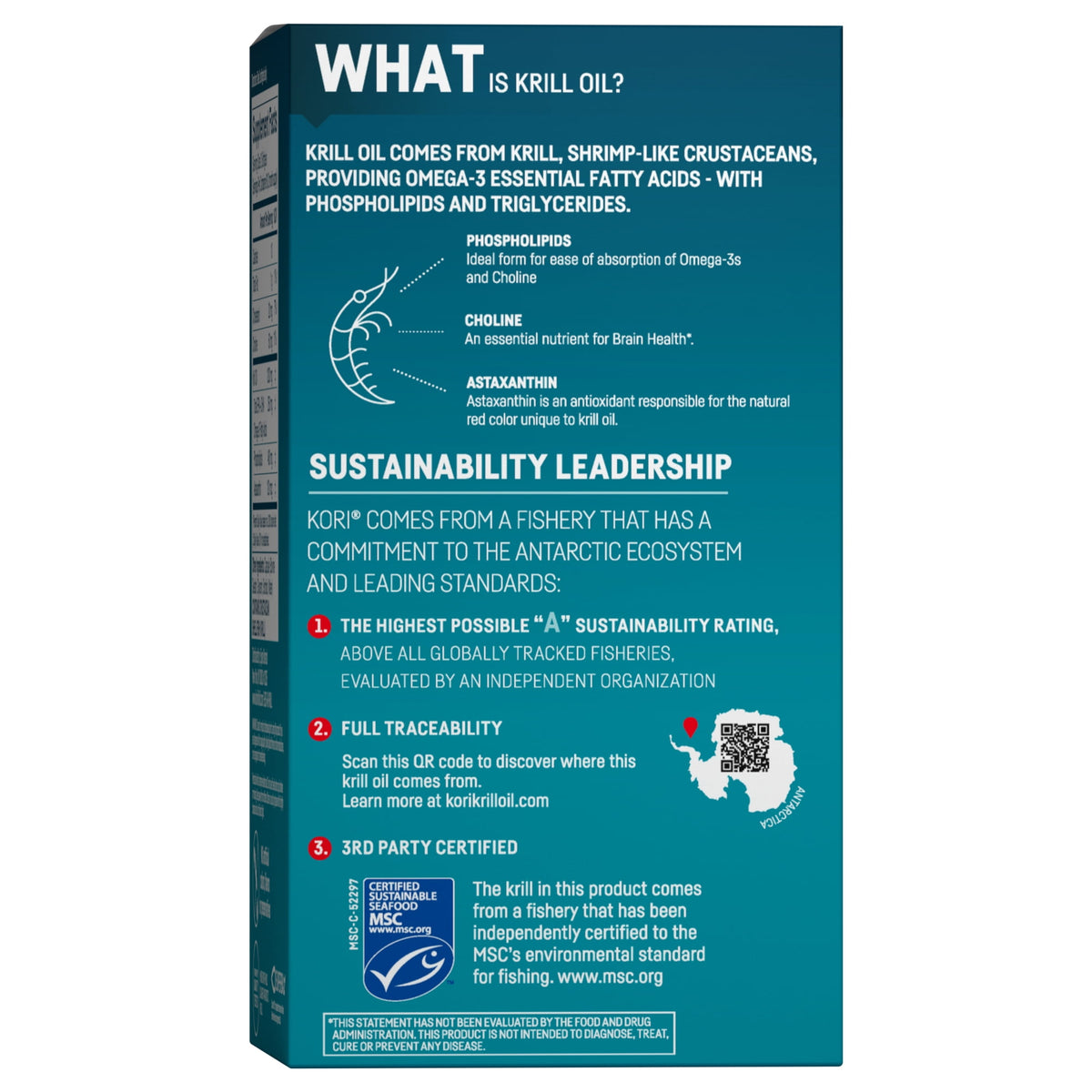 Kori Krill Superior Absorption Vs Fish Oil, Omega-3 Supplement for Heart, Brain, Joint, Eye, Skin & Immune Health, Softgels, 120 Count, Twin Pack