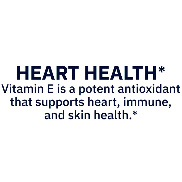 Spring Valley Extra Strength Vitamin E Supplement D-Alpha Softgels for Heart Health, 670 mg (1,000 IU), 60 Count