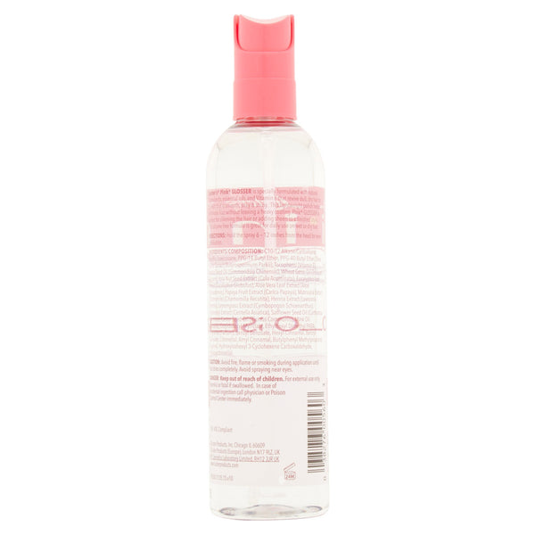 Pink Frizz-Fighting Glosser Hair Spray with Shea Butter Extract, 8 oz