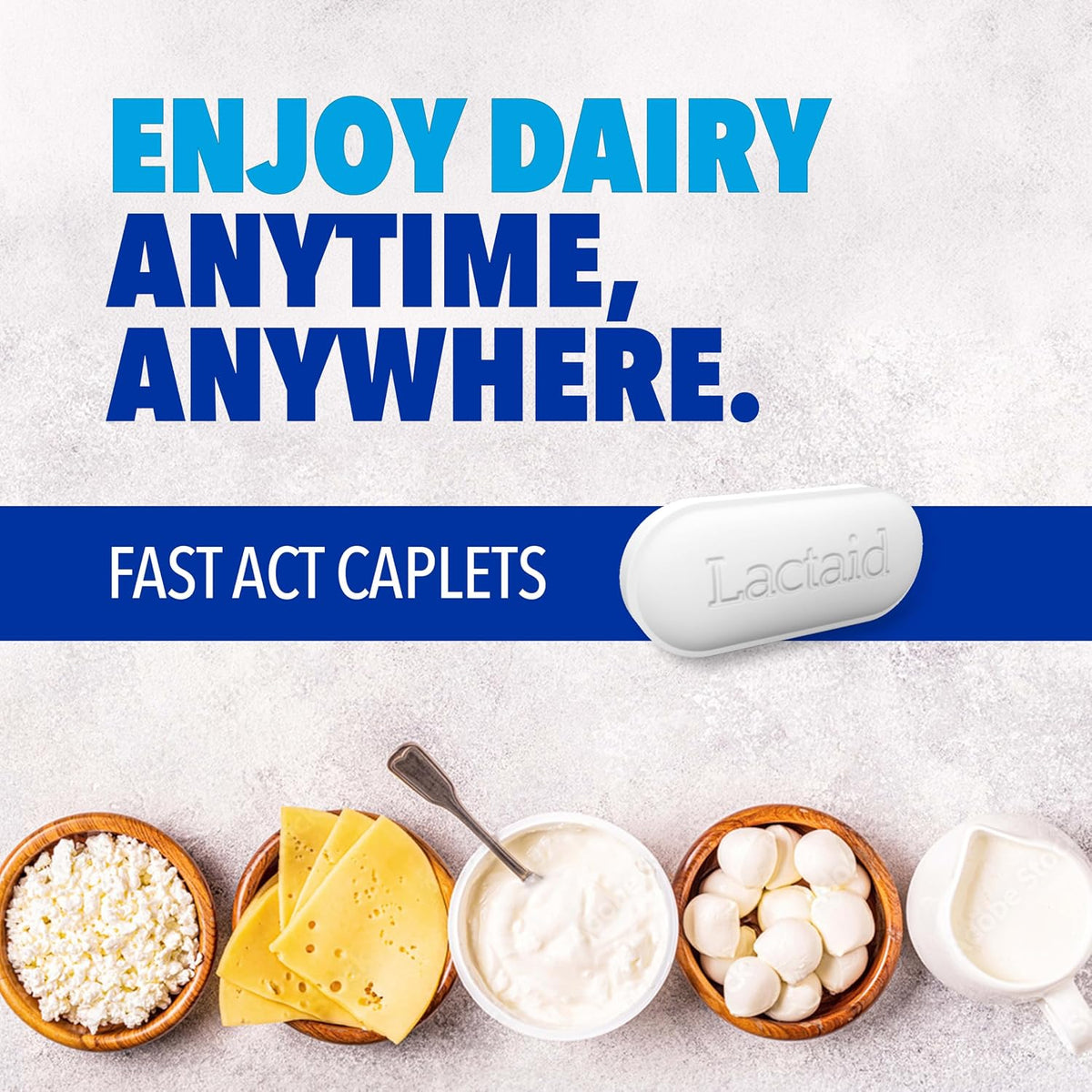 Lactaid Fast Act Lactose Intolerance Relief Caplets, 32 Count
