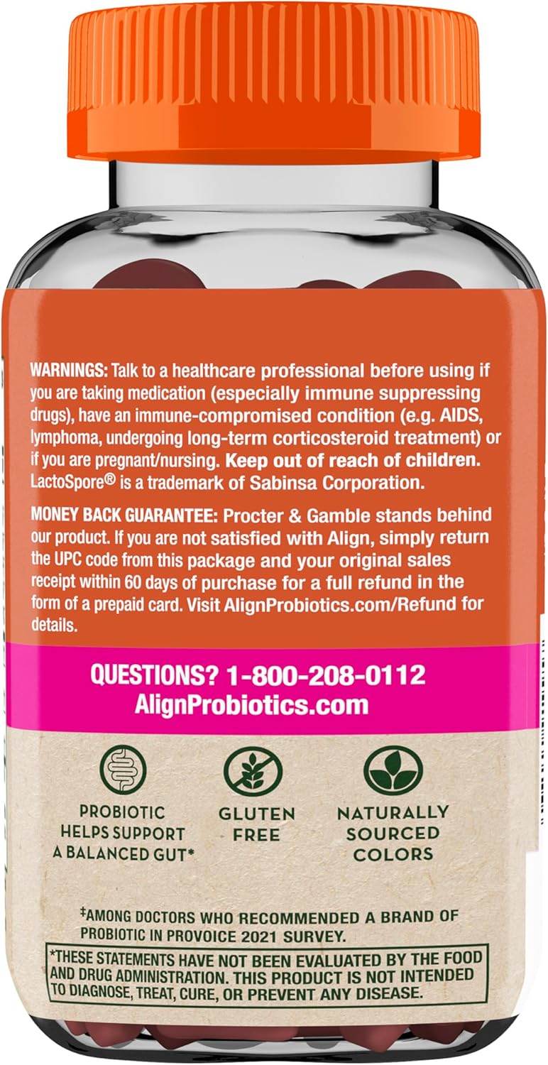 Align Women's Health, Pre+Probiotic Gummies, Cranberry, 50 ea - OTC Shoppe Express