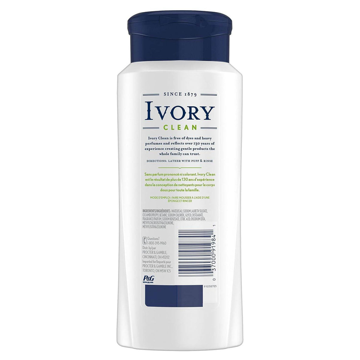 Ivory Scented Body Wash, Aloe, 21 oz - OTC Shoppe Express