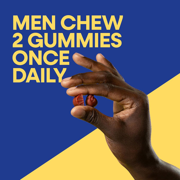 Nature’s Way Alive! Men’s Multivitamin Gummy, Vitamin A, C, D3, Zinc, 60 ct