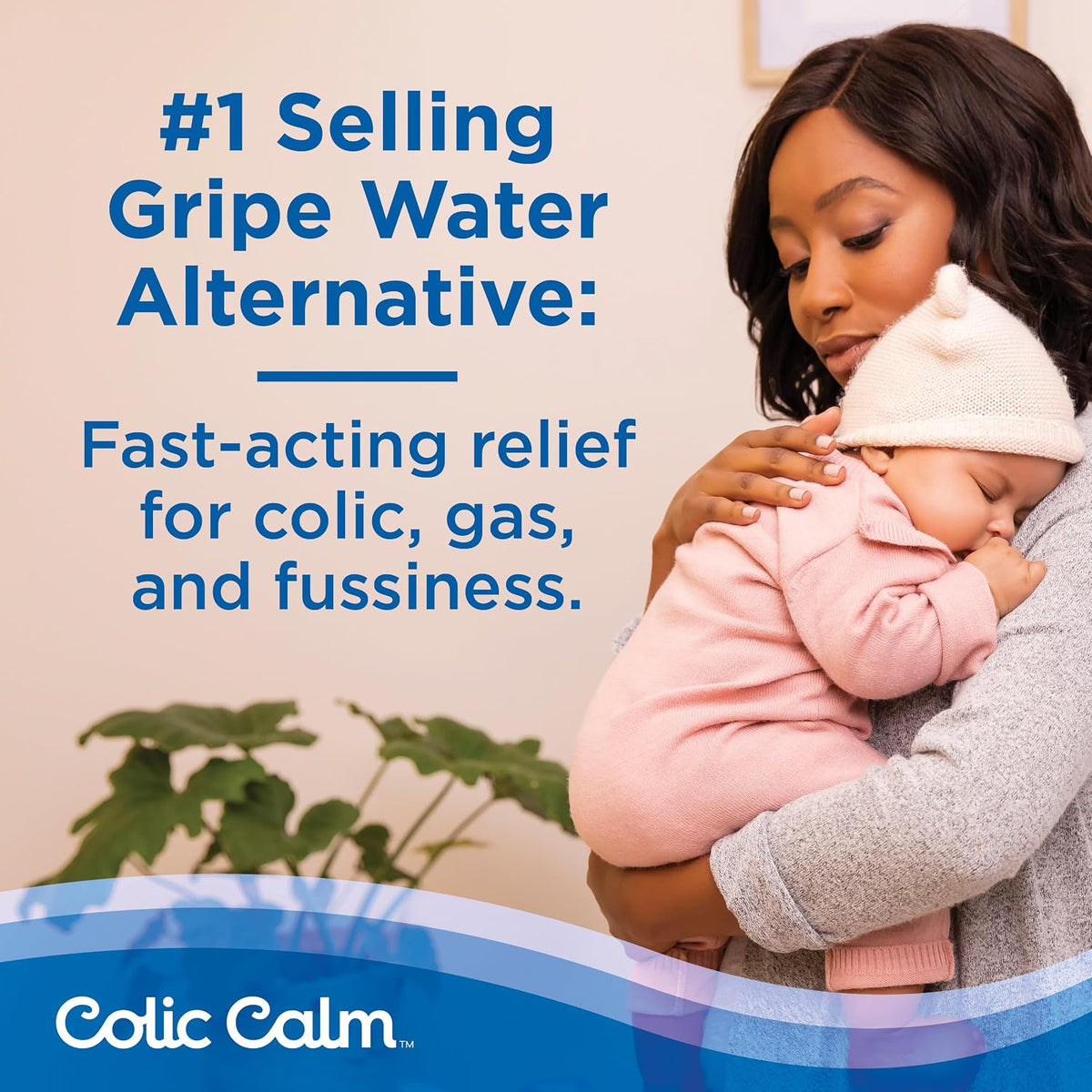 Colic Calm Infant Gripe Water for Colic, Gas & Fussiness, 2 fl oz (60 mL)