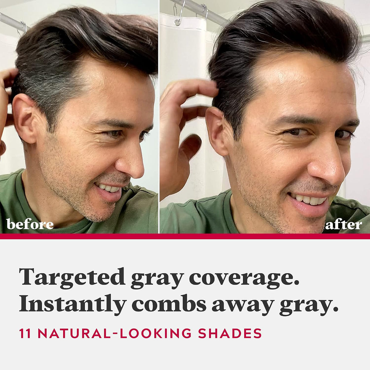 Just For Men Touch of Gray, Mens Hair Color Kit with Comb Applicator for Easy Application