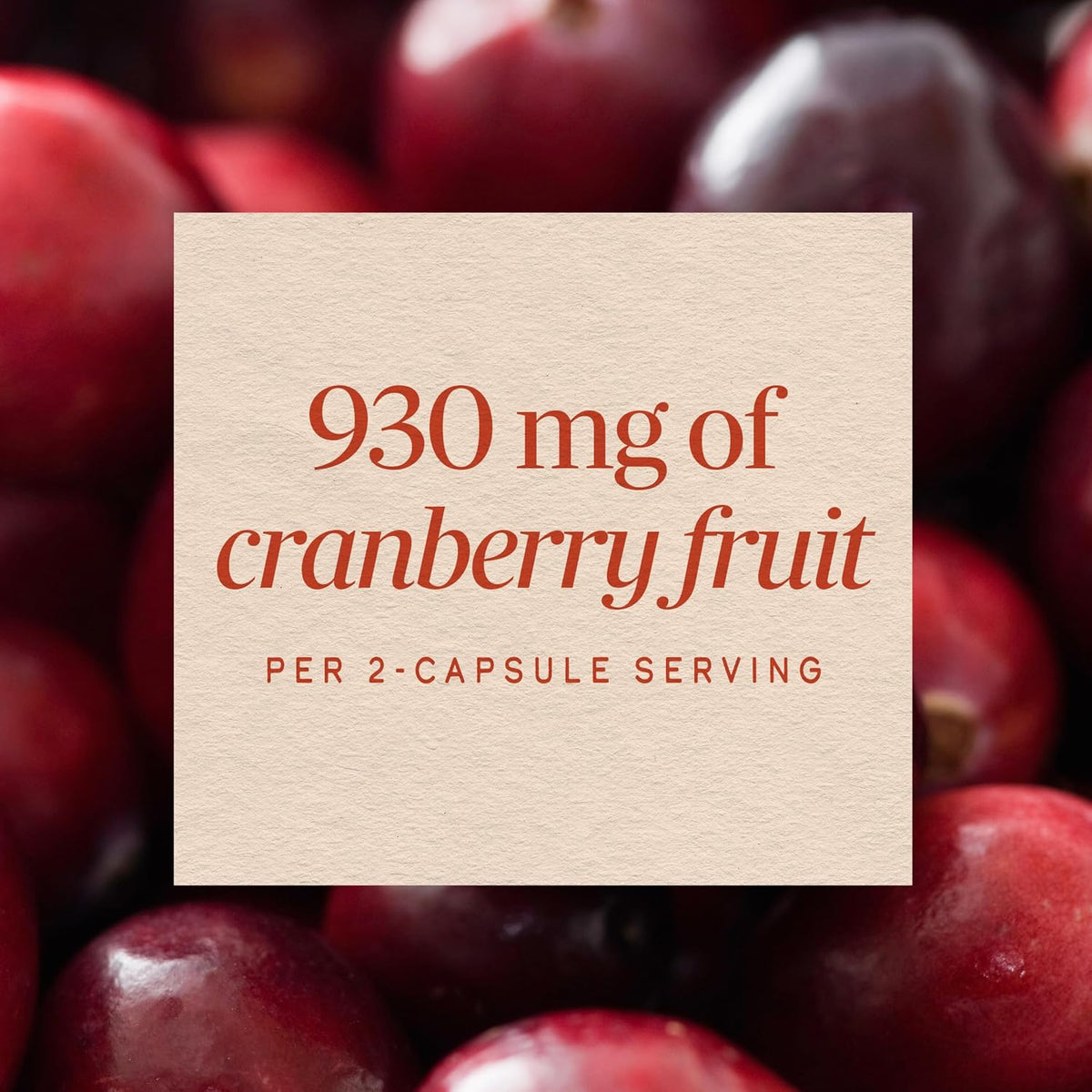 Nature's Way Cranberry Fruit Capsules, 930 mg per Serving, 100 ct