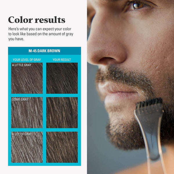 Just for Men Beard/Mustache Kit, Dark Brown, 1 ea - OTC Shoppe Express