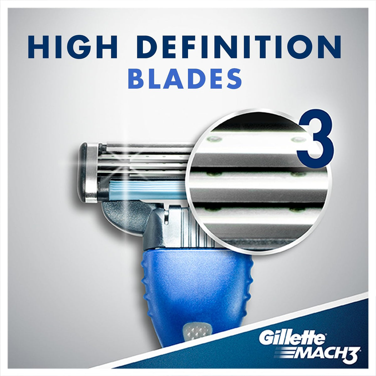 Gillette Mach3 Men's Disposable Razors, 3 Count