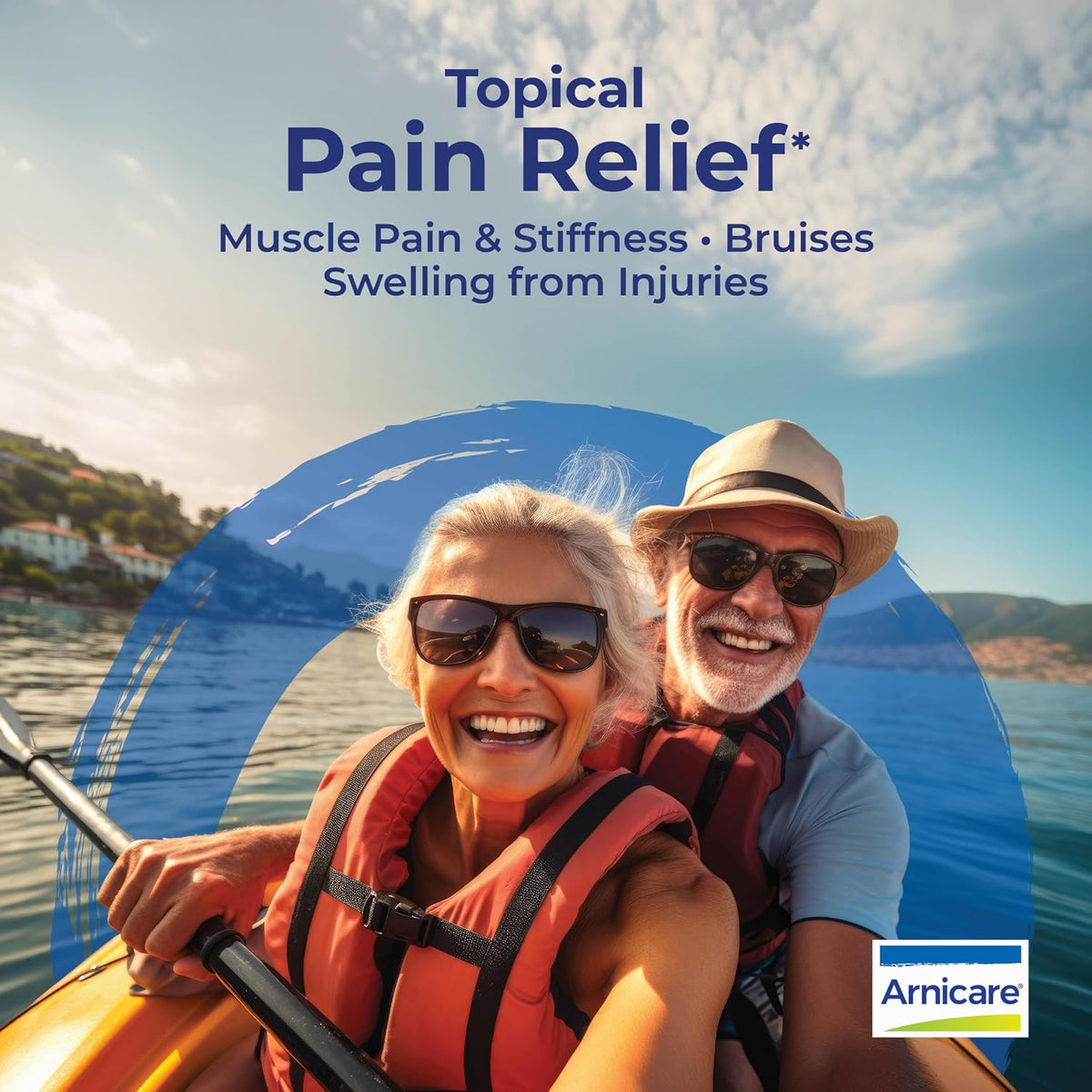 Boiron Arnicare Cream for Joint Pain, Muscle Pain, Swelling, Soreness, Stiffness, and Bruises - Fast Absorbing and Fragrance-Free - 2.5 oz